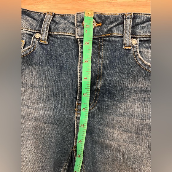 NWOT Desigual Exotic Jeans Flower Embroidery Daisy Floral Design Raw Hem - Picture 14 of 14